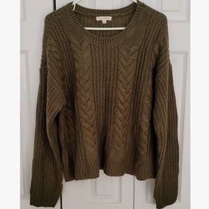 Pac Sun Cable Knit Sweater